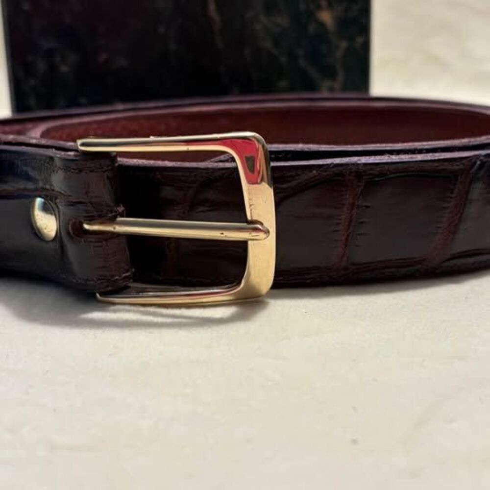 NEW Custom Janik Alligators Genuine Alligator Belt - Men's Size 32